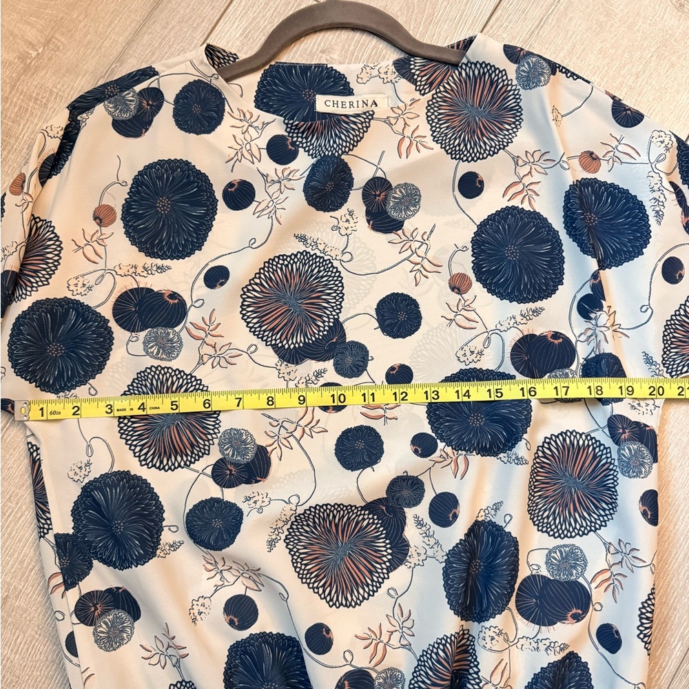 Fall Halloween Pumpkin Patterned Blouse - image 5